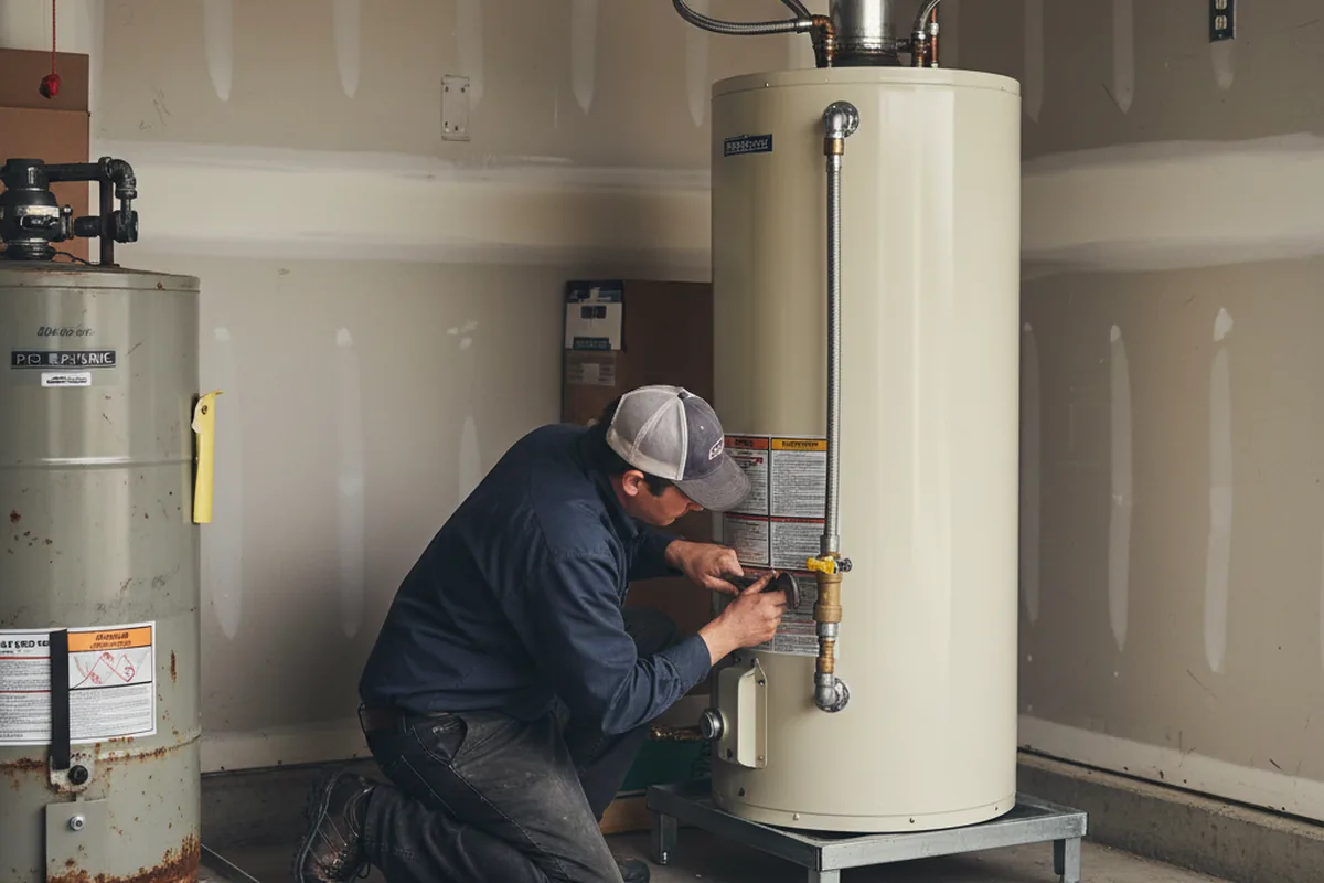 Water heater and shutoff valve replacement in Hughesville